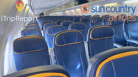 Sun Country Airlines 737-800 Best Seat Trip Report - YouTube